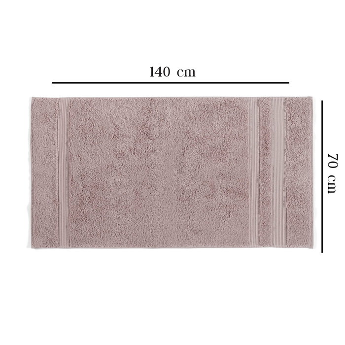 Mjölnir Toalla de Baño London Bath Rosa 70 x 140 cm Algodón y Bambú de Lujo